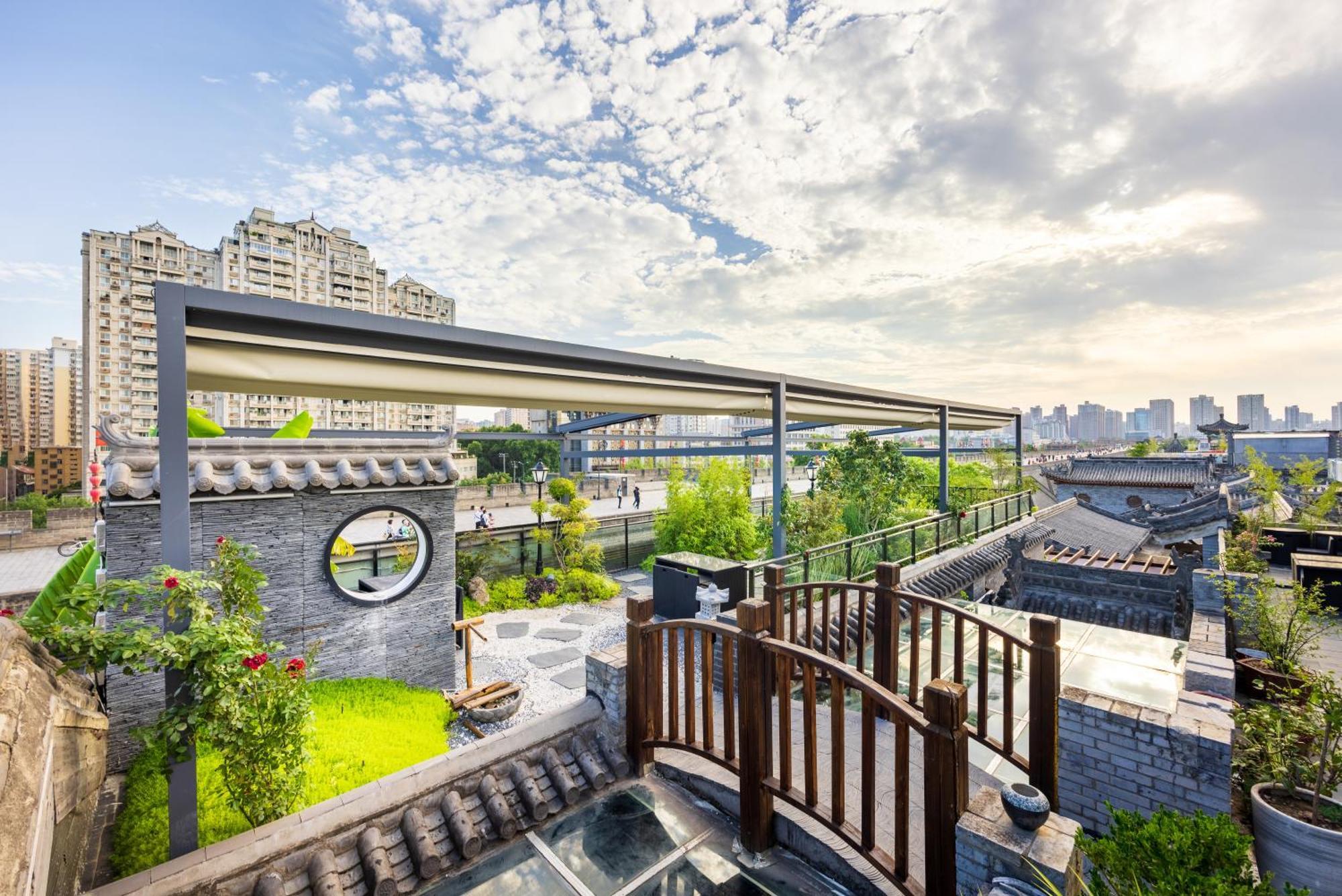 Honglu Garden Hotel Xi'An Bell And Drum Tower Huimin Street Store ภายนอก รูปภาพ