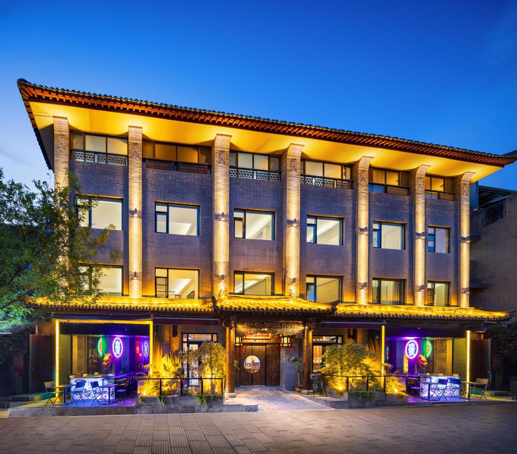 Honglu Garden Hotel Xi'An Bell And Drum Tower Huimin Street Store ภายนอก รูปภาพ