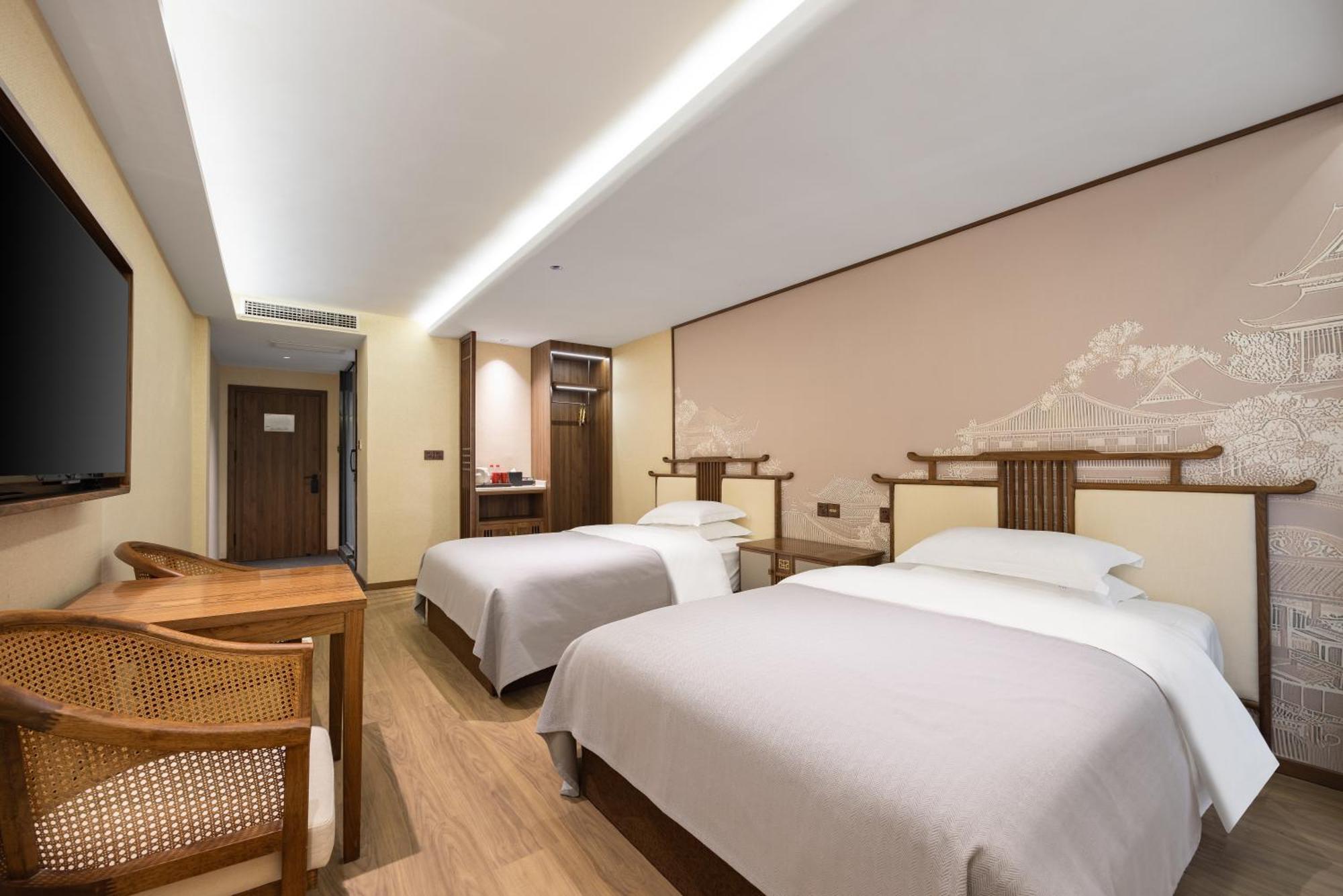 Honglu Garden Hotel Xi'An Bell And Drum Tower Huimin Street Store ภายนอก รูปภาพ